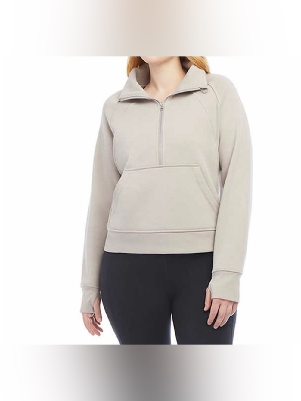 Danskin Ladies Cozy 1/2 Zip Pullover